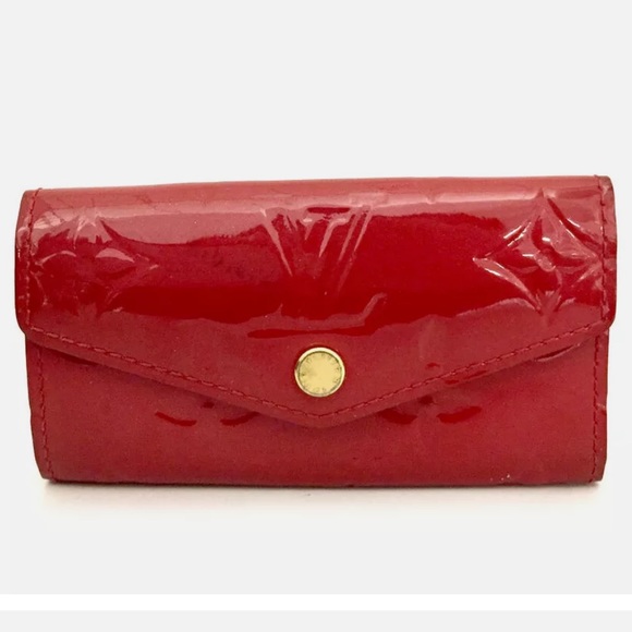 Louis Vuitton Monogram Vernis Leather Multicles 4 Ring Key Case